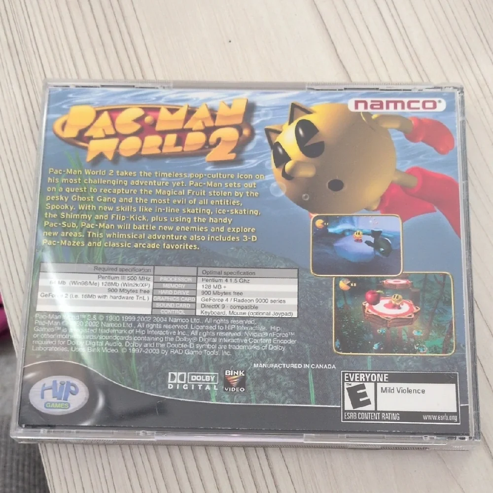 Pac-Man World 2 PC Game - Classic Black and Yellow